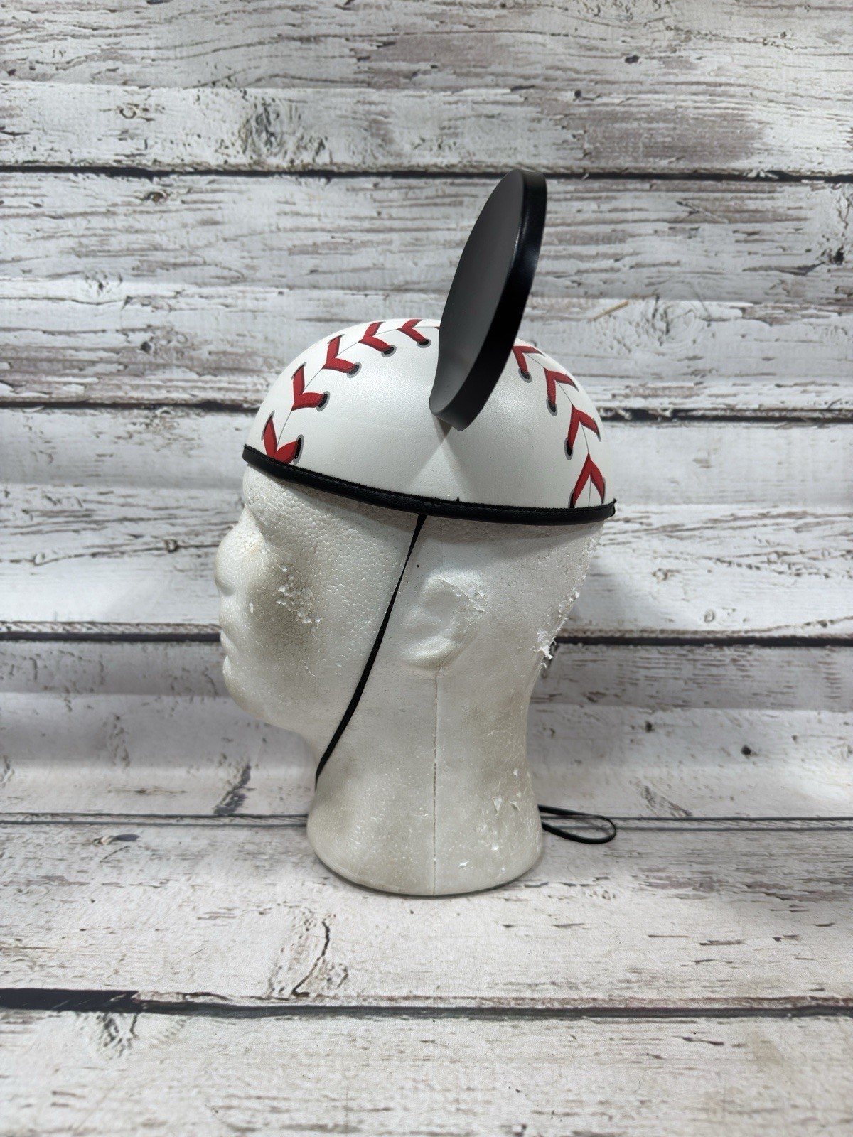 Mickey Mouse Ears Baseball Print Walt Disney World Parks Adult Hat Cap - OS image 6