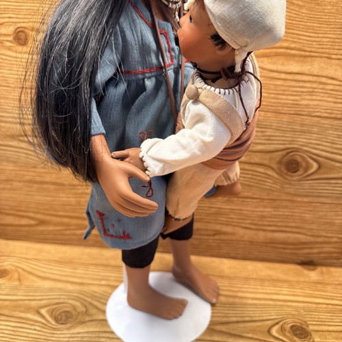 THERESE UND TINO PUPPEN VON RENATE HOCKH AUS WHAT A BEAUTIFUL WORLD SAMMLUNG - Bild 11 von 15
