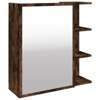Bad-Spiegelschrank RäUchereiche 62,5X20,5X64 Cm Spanplatte