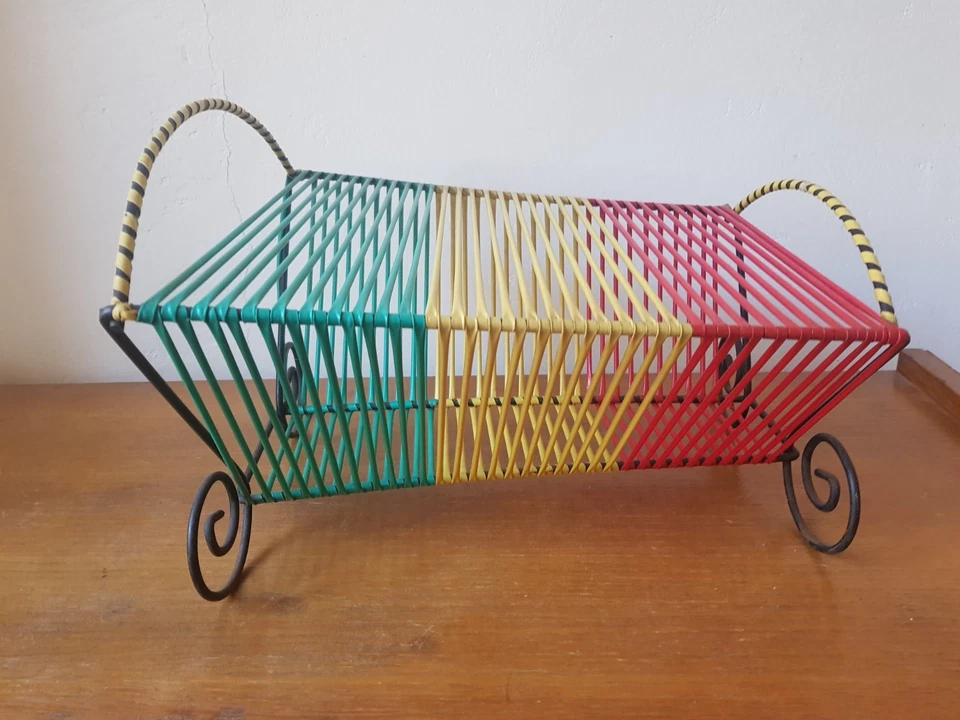 Range Disques - Porte Vinyles Vintage Scoubidou - Photo 4/4