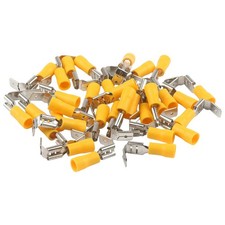 PVC Semi-Insulated Piggyback Spade Connector Quick Splice Wire Terminal 12-10AWG