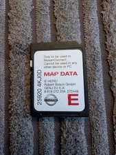 GENUINE NISSAN CONNECT3 MAP DATA SD CARD  25920 4KJ0A FREE P&P