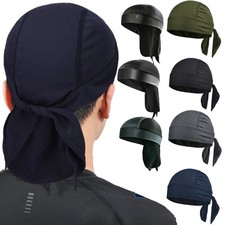 Durag Du-rag Headwear Head Wrap Skull Cap Doo Do Rag Bandana Headband Beanie Hat