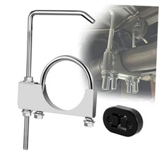 Universal 2.5" Exhaust Hangers, Stainless Steel Exhaust Clamp 1Pcs 2.5 Inch