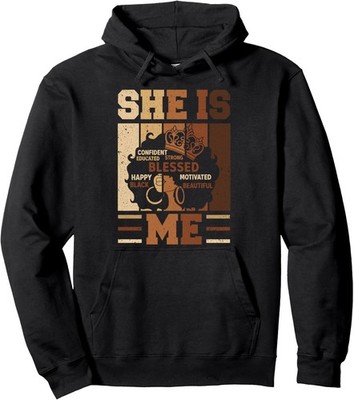 Beautiful Blessed Afro Melanin Queen Unisex Hooded Sweatshirt