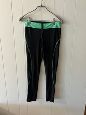 Xersion Women  s Small Black Leggings Athletic With Back Pocket Running T6