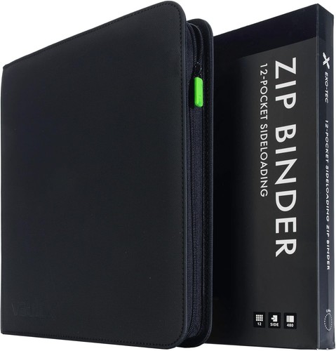 Durable Exo-Tec 12-Pocket Trading Card Album – Organize 480 Cards Beautifully - Picture 1 of 9