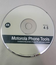 2007 Motorola Phone Tools 4.5 Disc Only
