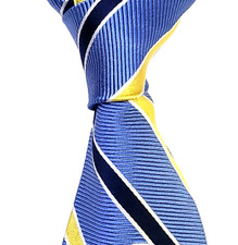 VTG Brooks Brothers Makers Repp Tie Woven England Silk Striped Necktie 59x3.75