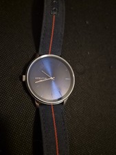 Tommy Hilfiger Hendrix Watch Navy Blue Leather Strap