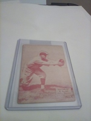 1934 Batter Up #4 R. Bartell (Red Tint)  Phila. Phillies FREE SHIPPING