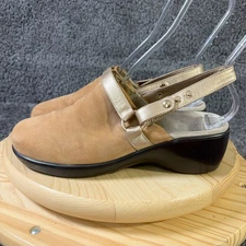 Vionic Shoe Adelaide Wedge Heel Mule Womens Size 10 Suede Convertible Clog