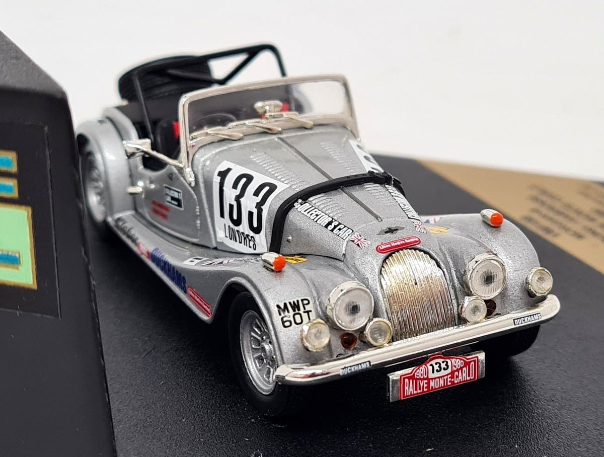 Vitesse 1/43 Morgan + 8 Monte Carlo Rally 1980 Young Ambrose Diecast Model Car