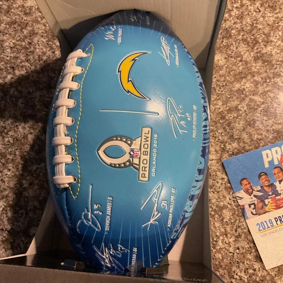 2019 L.A. Chargers Pro Bowl LMT. EDT. NFL Full Size W/ Coa - Image 2 of 4