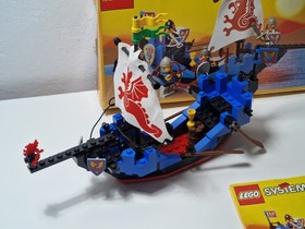 Lego vintage System Castle 6057 Sea Serpent, with box and instructions