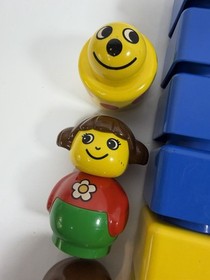 COMPLETE 40 PC SET Vintage 1990s LEGO Primo/Duplo Baby Stack N Learn #1166 #1192