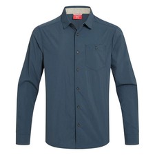 Craghoppers Mens NosiLife Nuoro Shirt (Blue Stone)