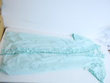St Michael Vintage 1970s Ruffle Trim Maxi Wrap Dress Size 14 Mint