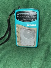 Street Beat 1998 Blue AM/FM Sport Radio Model PR-35M