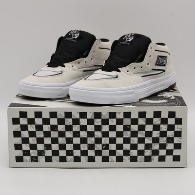 VN000D9ZYB2 Vans Skate Half Cab Wafflecup White Black (Herren)