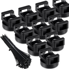 60 Pieces Magnetic Zip Tie Mount Multipurpose Cable Holder Magnets Bases