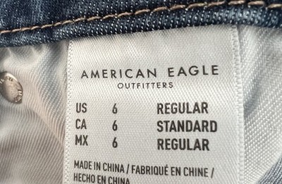 American Eagle Woman s Size 6 Luxe Super Stretch Hi Rise Jegging
