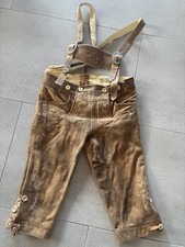 Damen Trachten Hose Leder Oktoberfest 3/4 Kniebund Gr. 36 Wiesnkönig