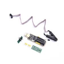 CH341A 24 25 Series EEPROM Flash BIOS USB Programmer Module + SOIC8 Test ClSE