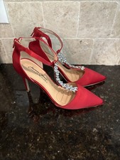 Badgley Mischka Fabia Pointed Toe Slip On D  orsay Pumps 5.5 Wedding Prom Dance