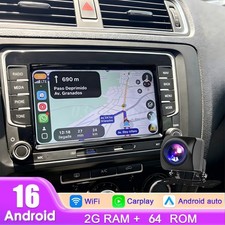 64g Android 16 Stereo Radio For Vw Volkswagen Passat Golf 2011-18 Carplay