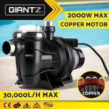Giantz Pool Swimming Water Pump 2kW Max. Circulation Filter Electric Spa