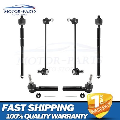 Front Inner Outer Tie Rods Sway Bar End Links for Chrysler Sebring Dodge Avenger