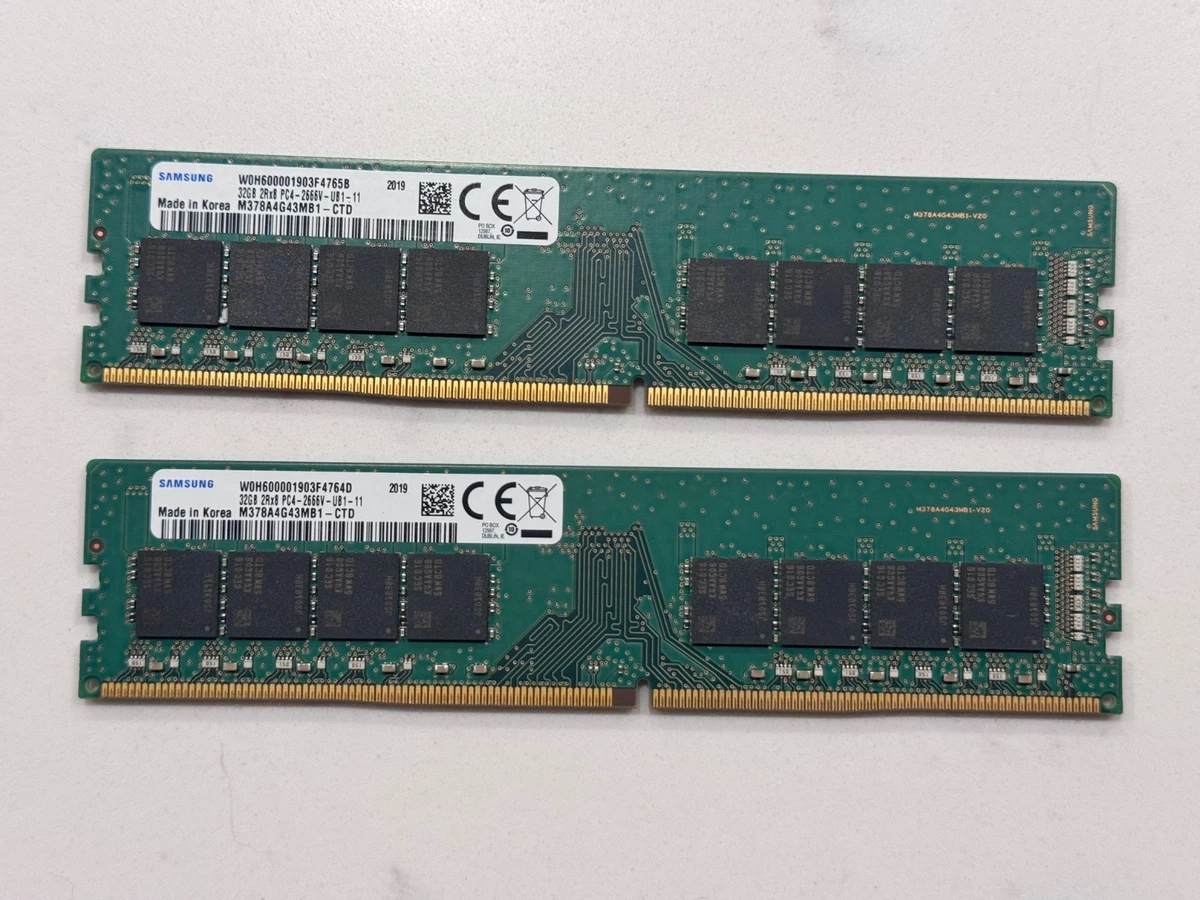 25+ Samsung DDR4 SDRAM 64 GB Total Capacity Memory (RAM) for sale