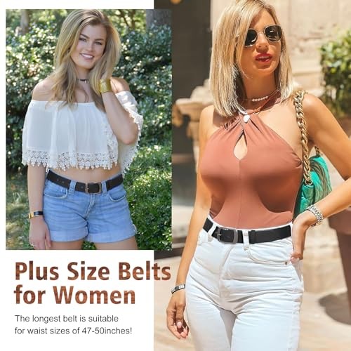 M: Fit Waist Size 31-36 Inches Black With Black Buckle+brown With Gold Buckle - Picture 4 of 6
