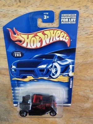 HOT WHEELS HOOLIGAN. BLACK; 2001 Collector No. 203