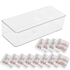 Press On Nail Storage Box Jewelry Dustproof Case Container False Nails 