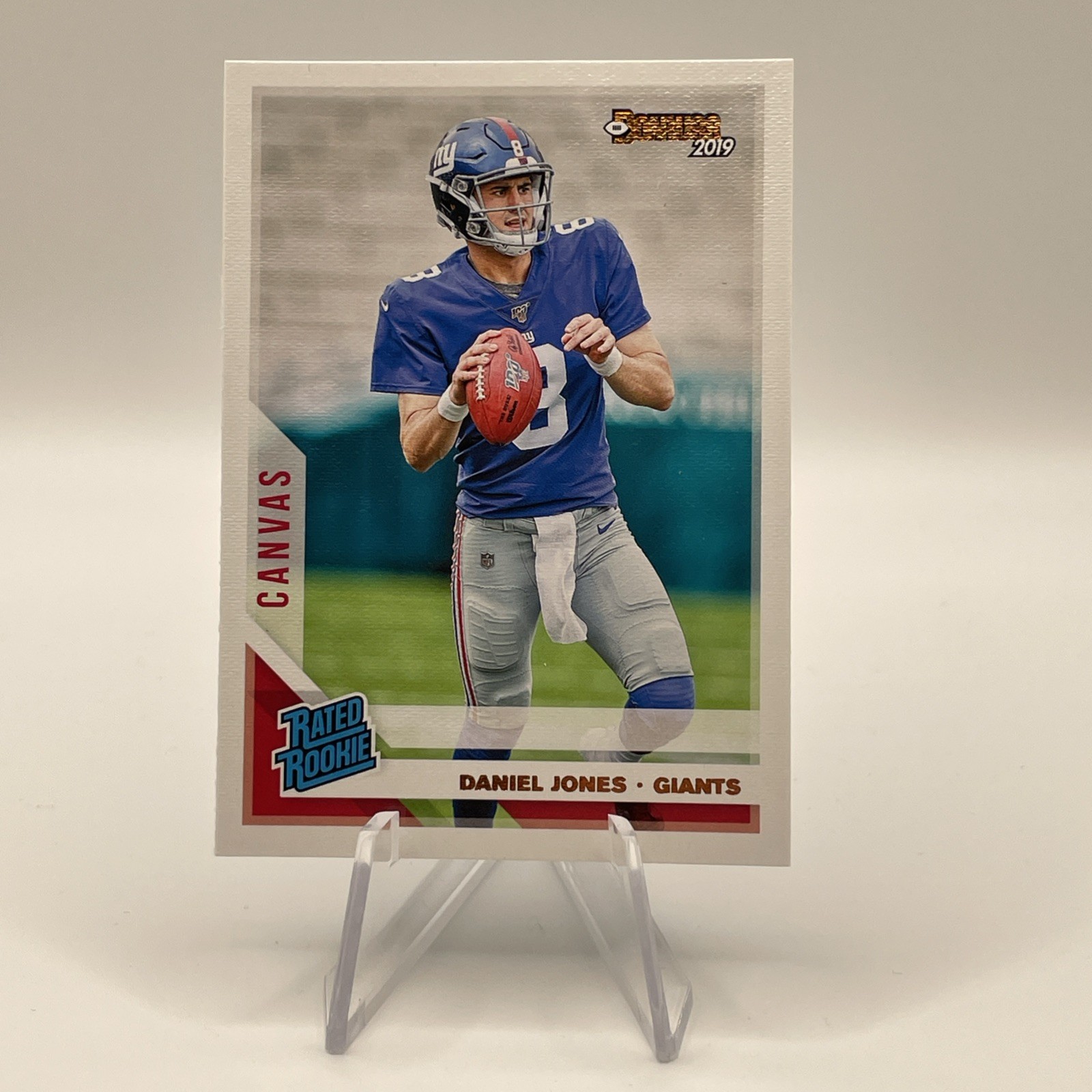 2019 Donruss Daniel Jones Rated Rookie Canvas Rookie RC #304 Giants