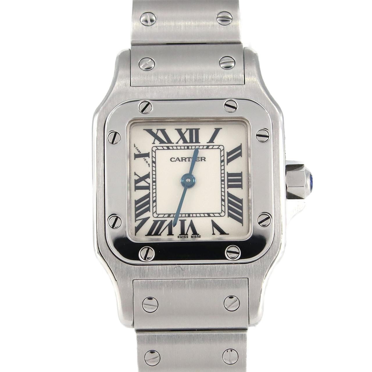 Authentic Cartier Santos Galbee SM W20056D6 Stainless Steel Quartz Watch Ref 2700039621921
