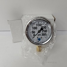 Zenport LPG300 Zen-Tek Glycerin Liquid Filled Pressure Gauge, 300 PSI