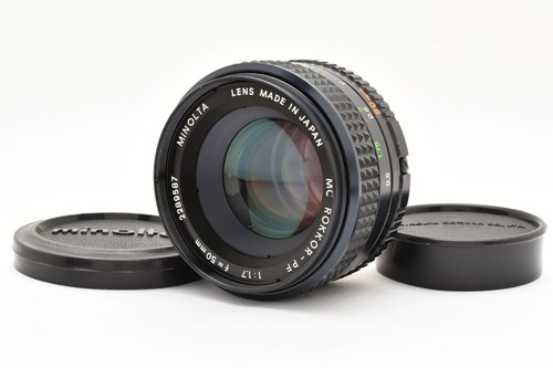 [Near MINT] MINOLTA MC ROKKOR-PF 50mm F/1.7 MF Lens for SR/MC Mount JAPAN #73