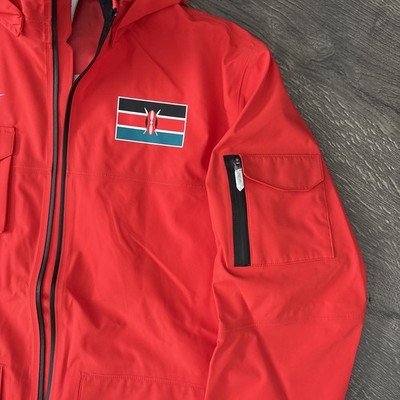 Nike Pro Elite Kenya Team Issued Storm Fit Men's XL Red Jacket