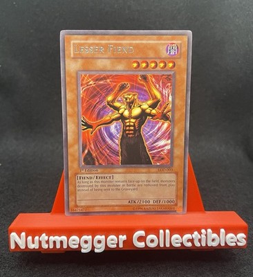 Yu-Gi-Oh! Lesser Fiend LOD-003 Legacy of Darkness 1st Edition Non-Holo GOAT