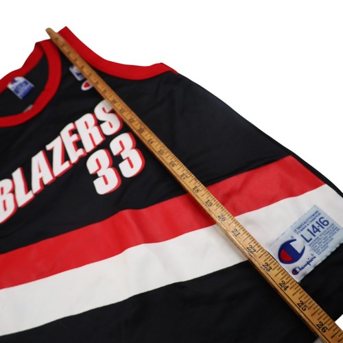 Vintage Champion Portland Blazers Scottie Pippen Youth Large Jersey Black - Picture 8 of 10