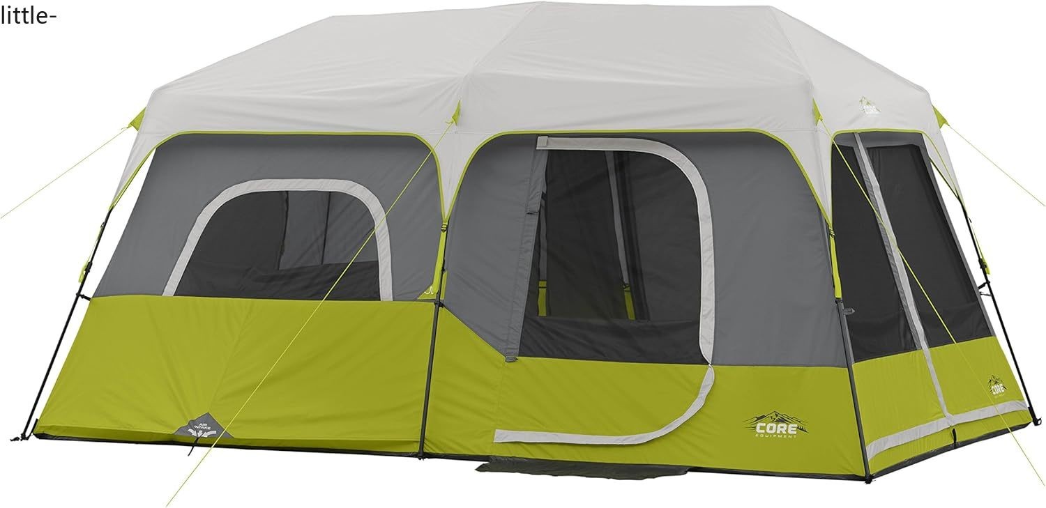 Core 9 Person Instant Cabin Tent - 14' x 9', Green (40008),9