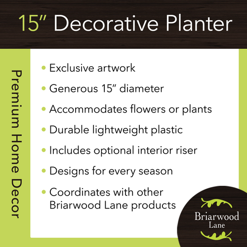 Briarwood Lane Sunshine Butterflies Medium Planter - 第 5/5 張圖片