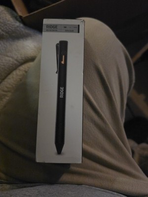 The Ridge Royal Black Bolt Action Pen Aluminum Daily Writer 5.3 Inches NEW