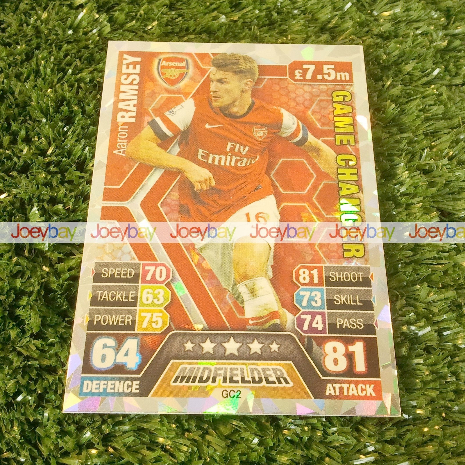 13/14 MATCH ATTAX EXTRA MAN OF THE MATCH GAME CHANGERS CARD 2013 2014