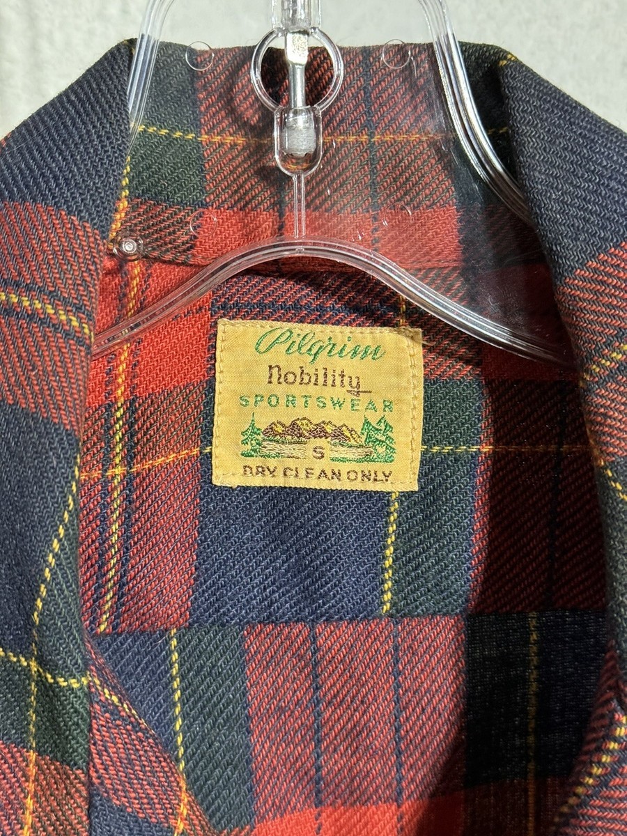 Vintage 50s Pilgrim Nobility Sportswear Plaid Wool Shirt Vintage 50s Pilgrim Nobility Sportswear Plaid Wool Shirt
