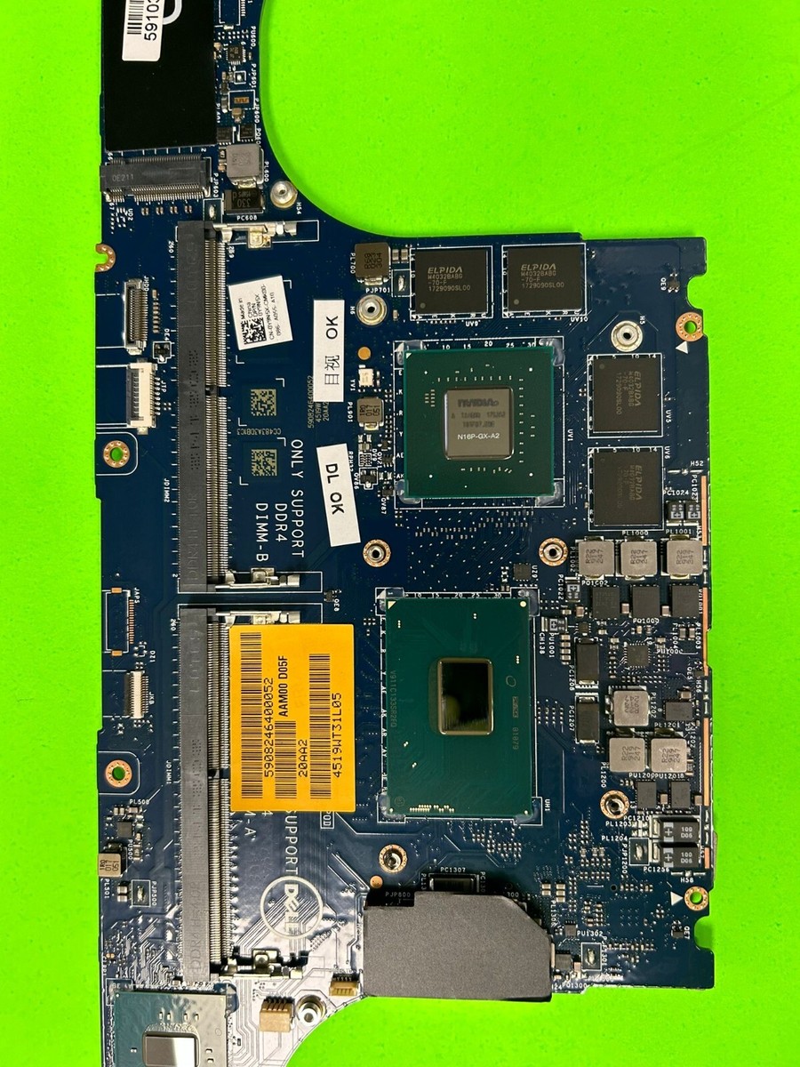 Dell XPS 9550 Motherboard I7-6700hq NVIDIA 960m La-c361p Y9N5X for