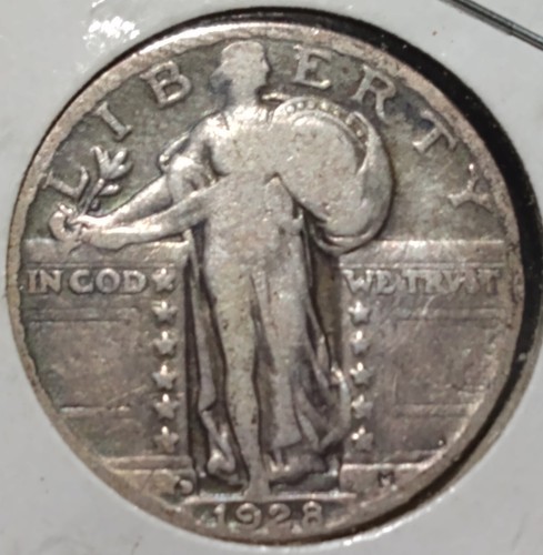 1928 D Standing Liberty Silver Quarter FREE2Ship w/TRACKING! (2576)